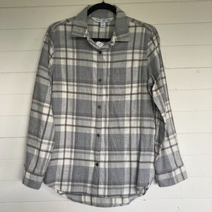 Classic Plaid Flannel Chest Pocket Shirt